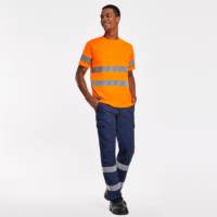 Camiseta Manga Corta Alta Visibilidad Delta Roly 9310 Distincion
