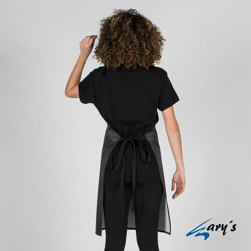 116700 DELANTAL NEGRO ESPALDA