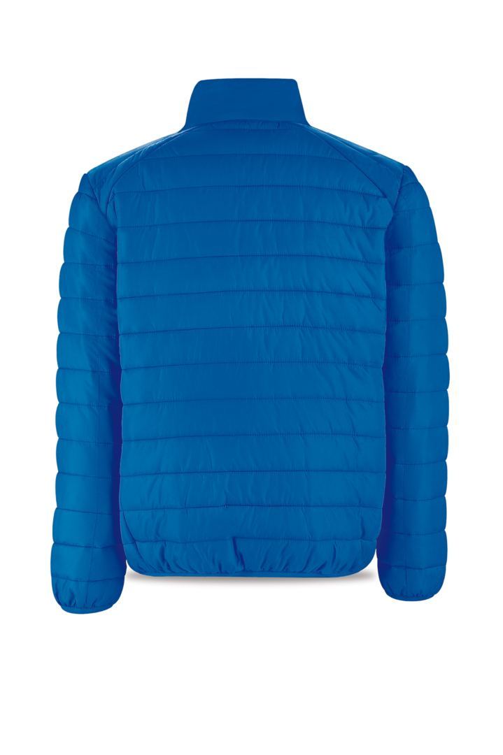 Chaqueta Tipo Plumas Casual 288-CTP Marca celeste espalda