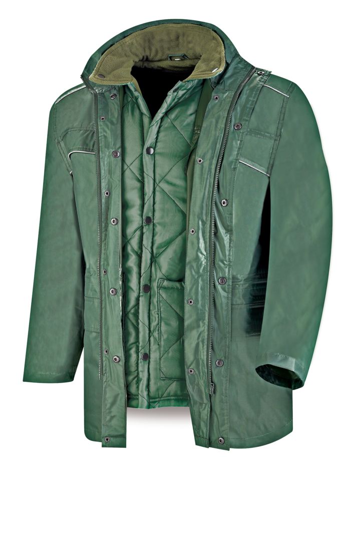 Parka Triple Uso 288-PKR Marca verde chaqueta