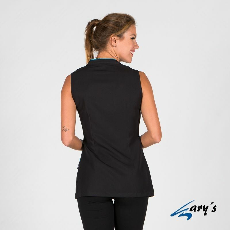 634800 BLUSA BEGOÑA TURQUESA ESPALDA