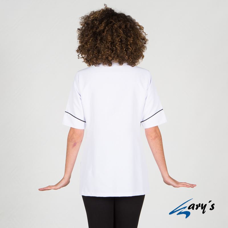 Bata Mujer Manga Corta Cinta 6358 Garys