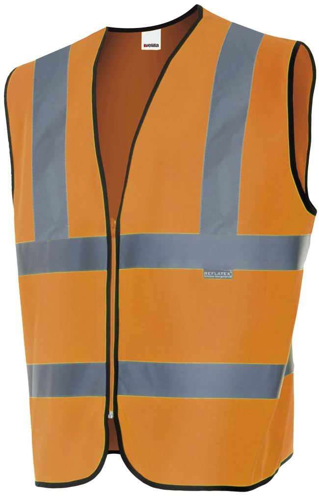 Chaleco Alta Visibilidad Naranja Flúor Velilla 305901 Distincion