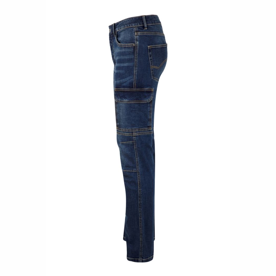 Pantalón Multibolsillos Denim Stretch Velilla 103028S
