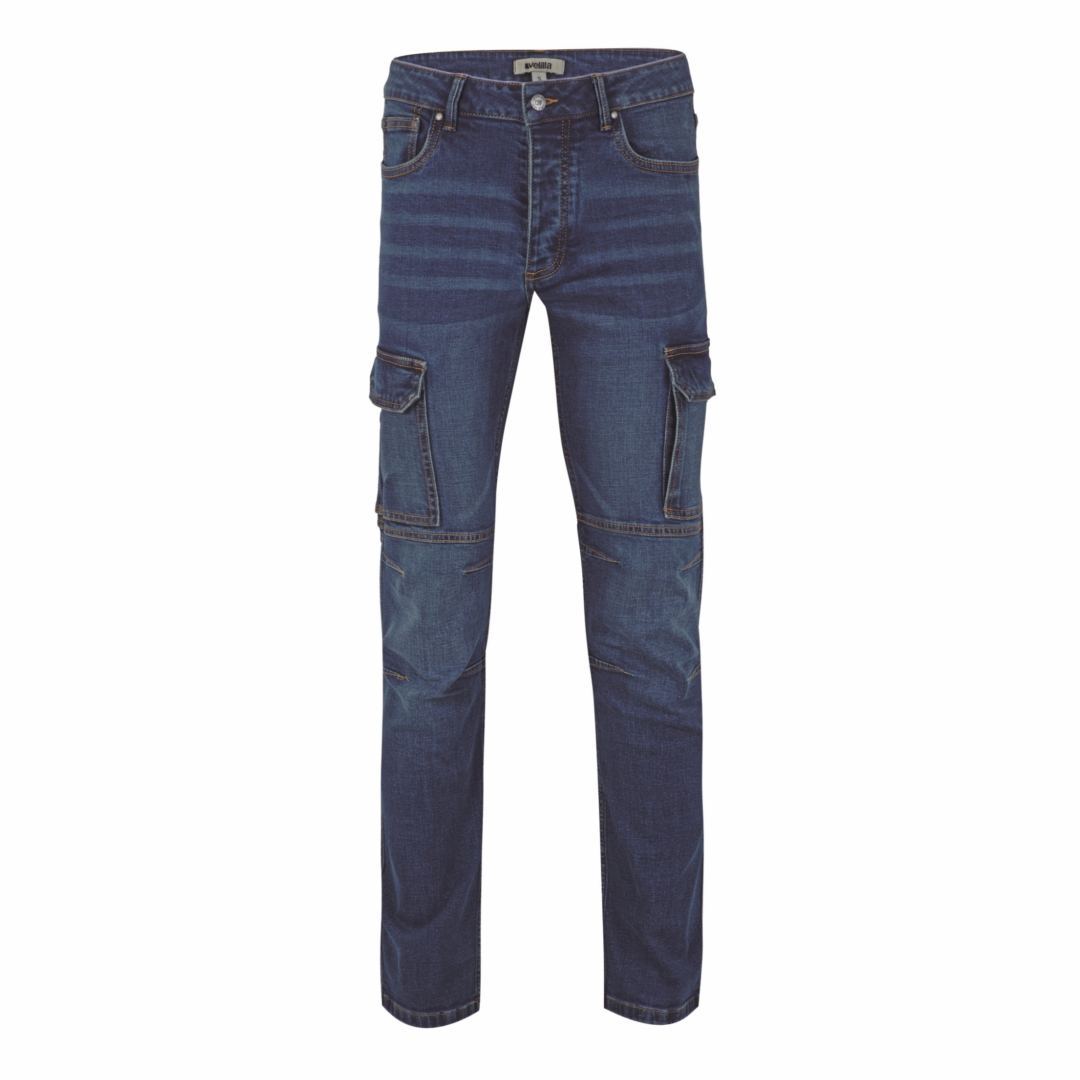 Pantalón Multibolsillos Denim Stretch Velilla 103028S