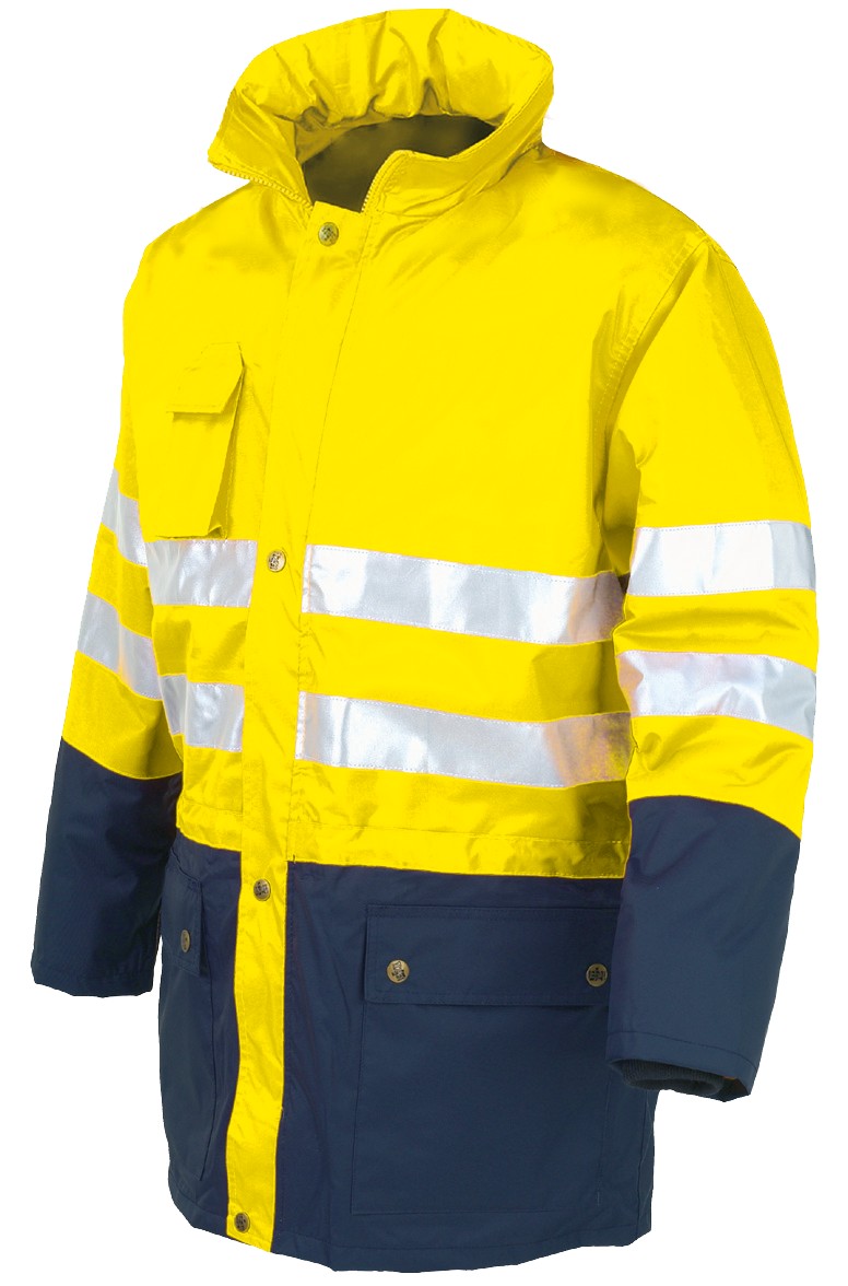 Parka Bicolor Alta Visibilidad Issa Line