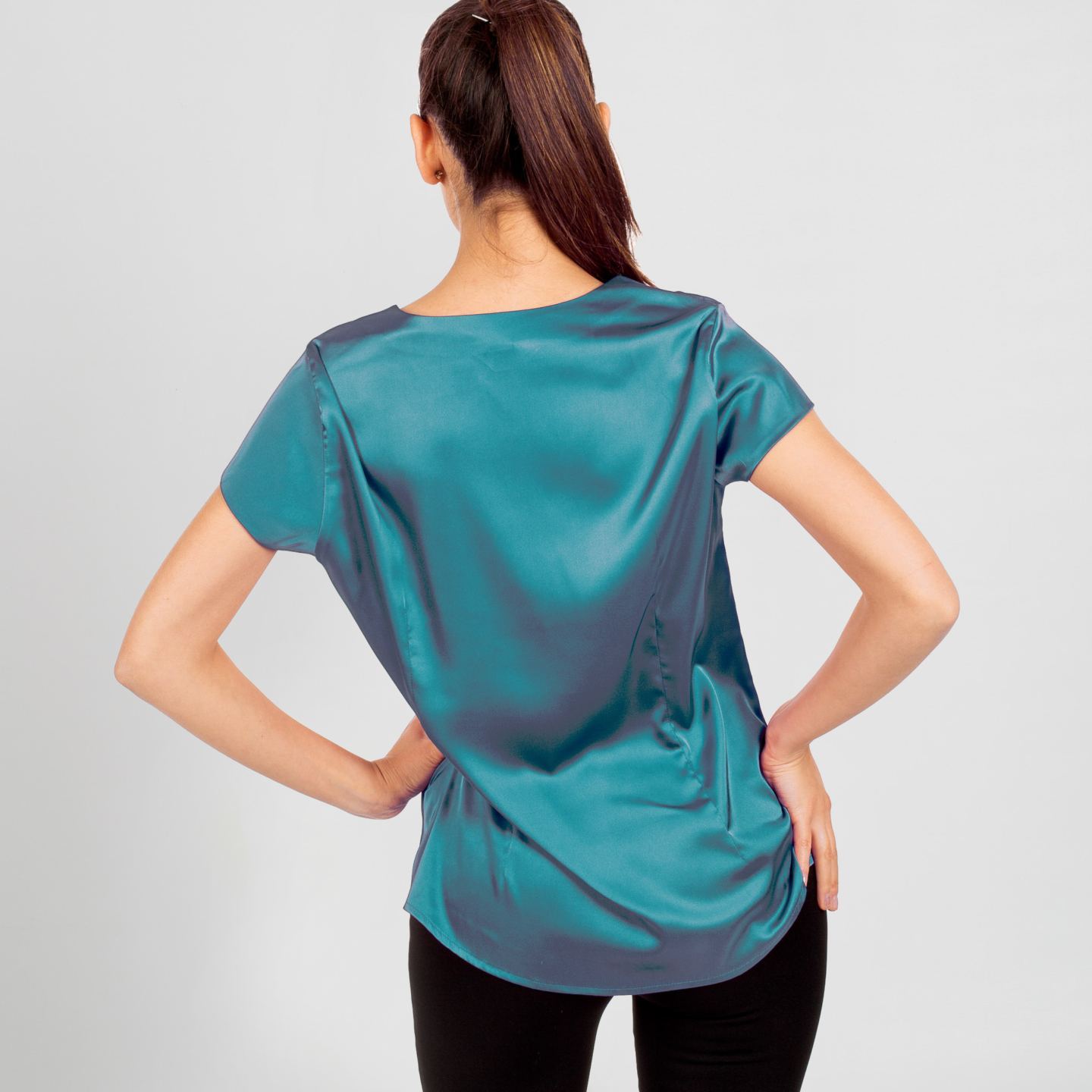Blusa Mujer Satén Carola Garys 2438