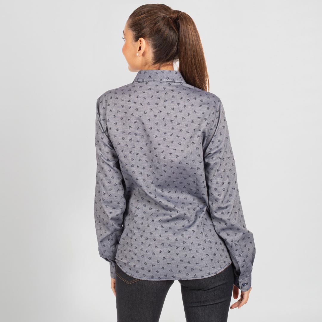 Camisa M/L Mujer Norma Garys 2428