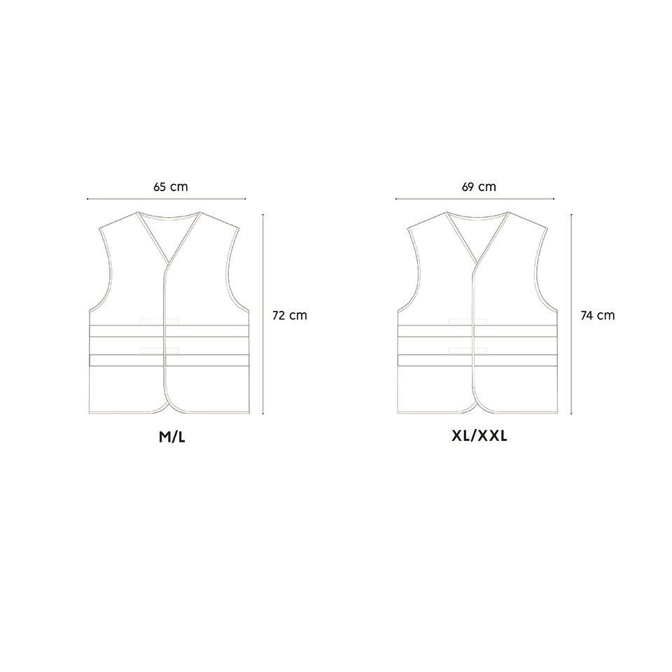 Chaleco Laboral de Alta Visibilidad Sirio Roly 5063 Chaleco Laboral de Alta Visibilidad Sirio Roly 5063