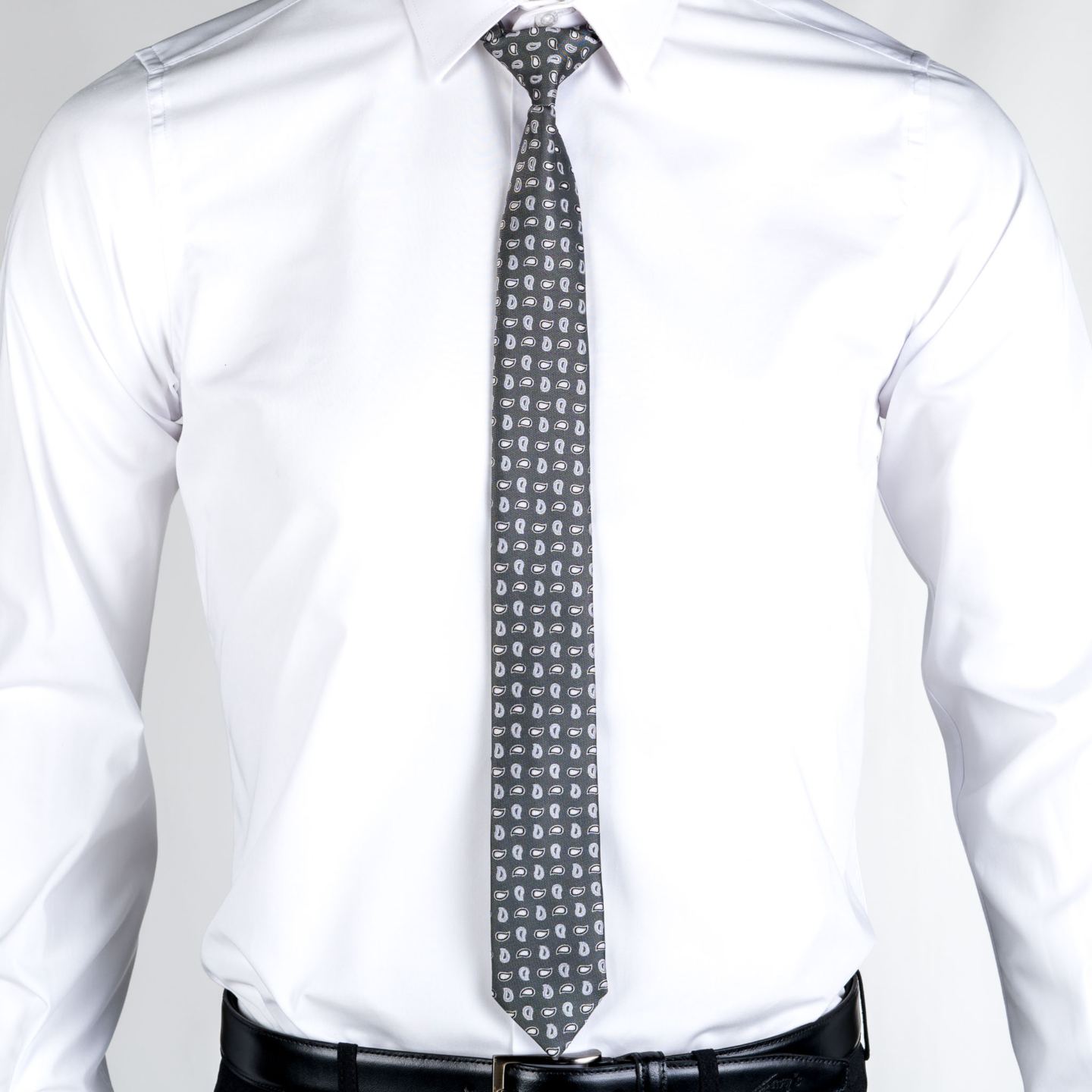 Corbata Con Nudo De Pala Estrecha Garys 3271