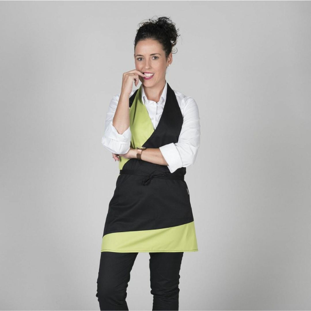 Delantal Bistro Combinado Pistacho Garys 1830 Distincion