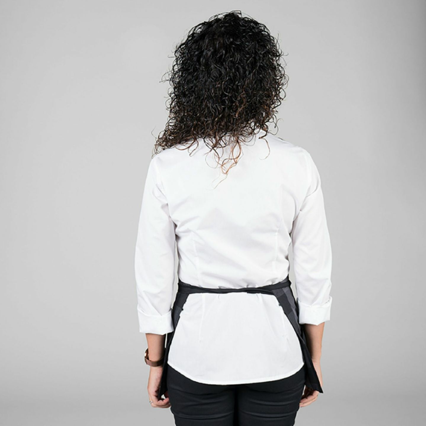 Delantal Corto Con Bolsillo Combinado Garys 1231