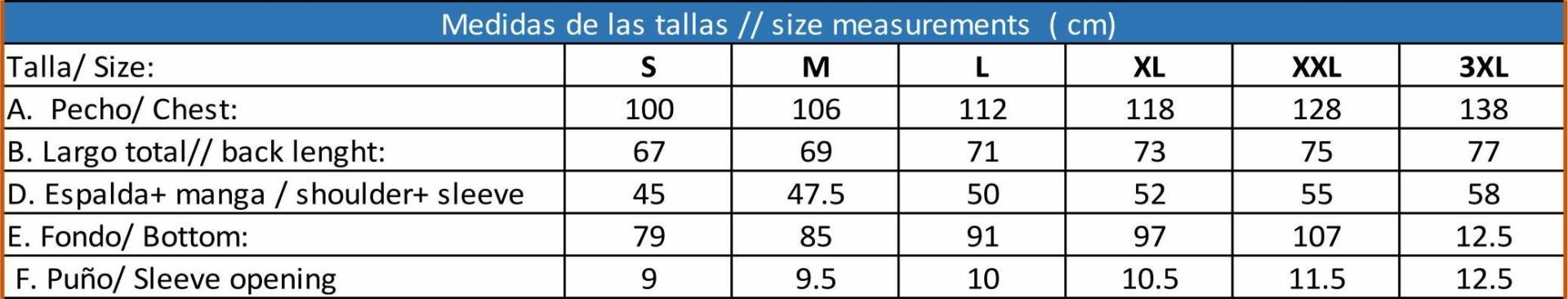 Guía Talla Issa Line 4099