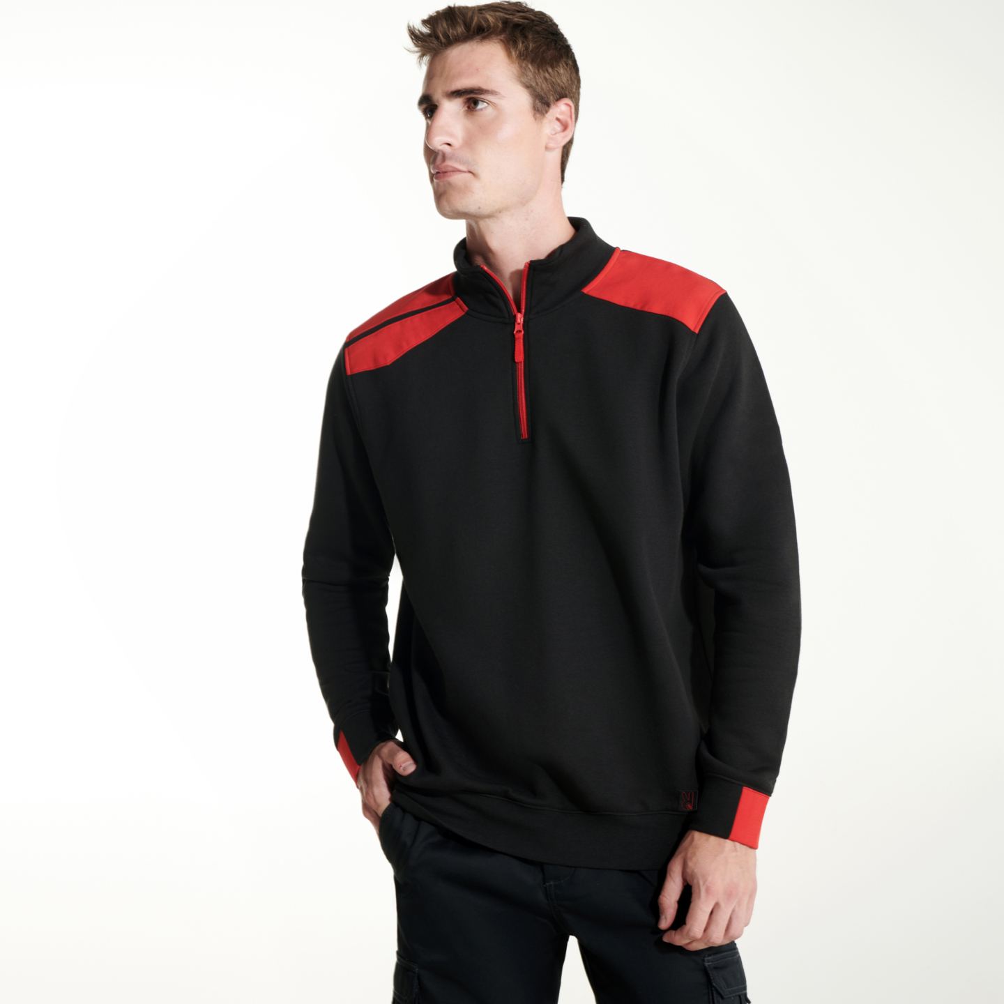 Sudadera Laboral Bicolor Maverick Roly 8413