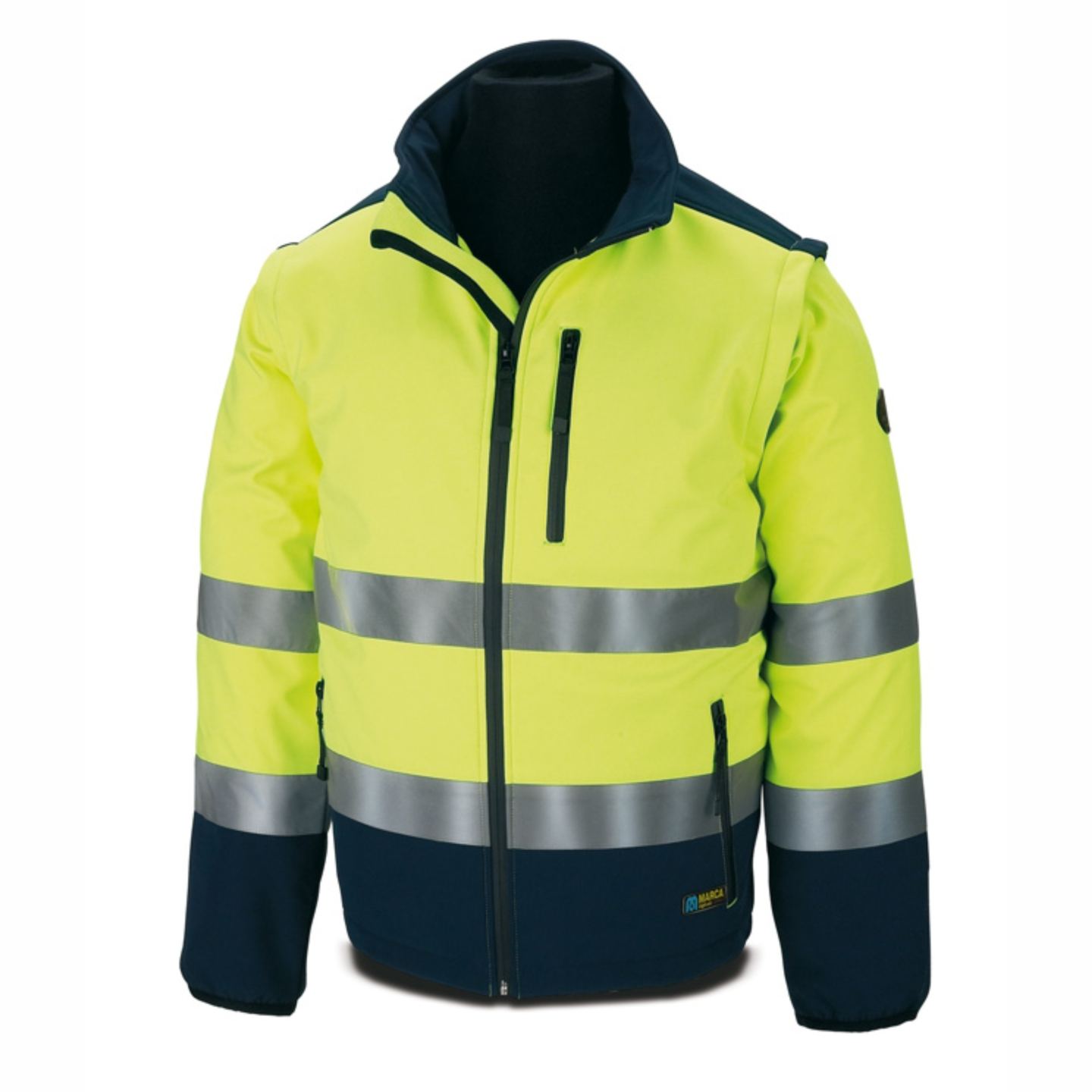 Cazadora Soft Shell Alta Visibilidad Marca 288CSFYA Distinción