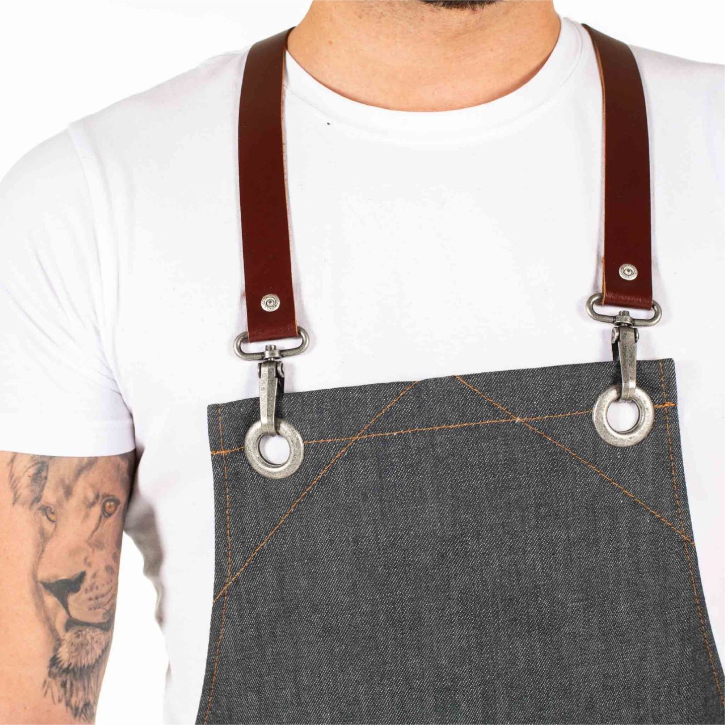 Delantal Garys Denim Colorado 1556