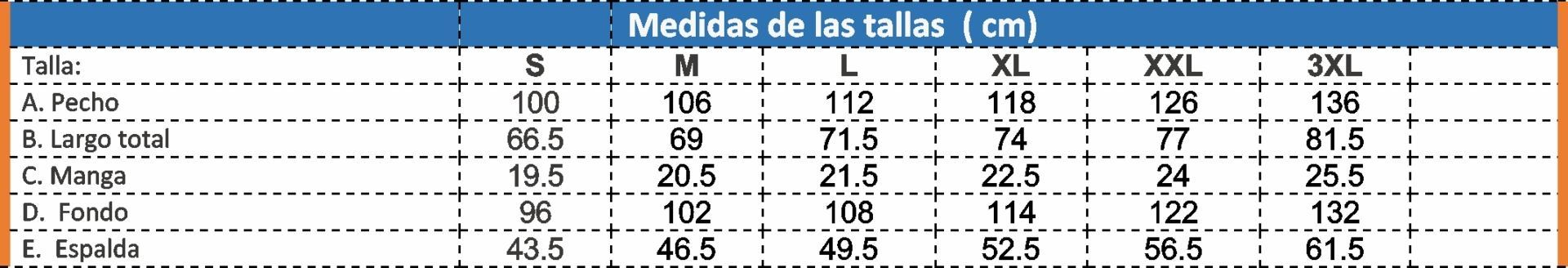 GUIA TALLA ISSA LINE 8820NB