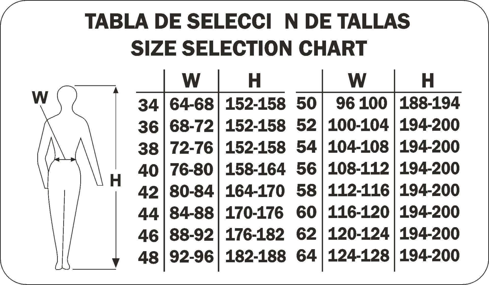 GUIA TALLA MARCA 488PCR
