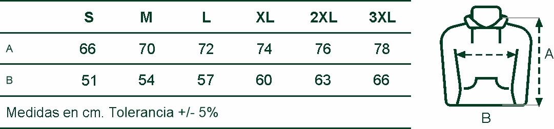 GUIA TALLA SHN290U MUKUA