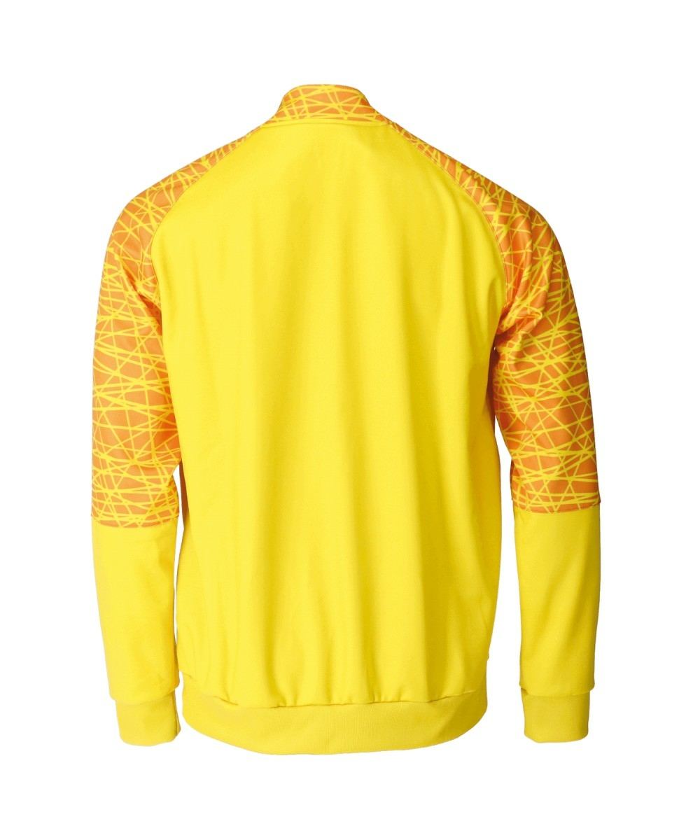 Chaqueta luanvi de chándal player 19269 Amarillo Espalda Distinción