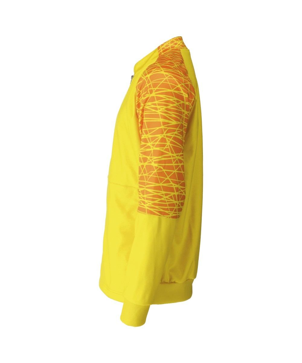 Chaqueta luanvi de chándal player 19269 Amarillo Lateral Distinción