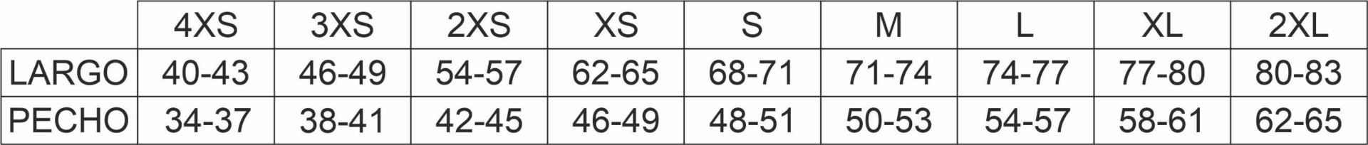 GUIA TALLA 20686 LUANVI