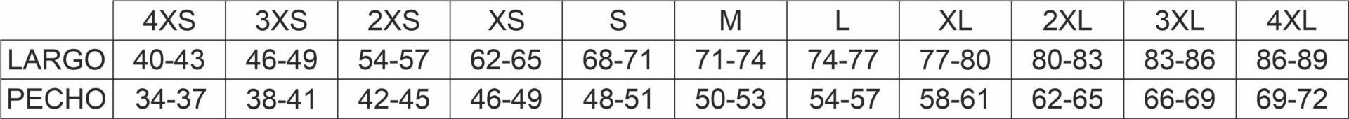 GUIA TALLA 21870 LUANVI