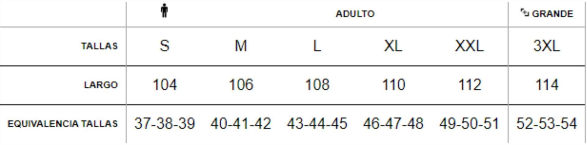GUIA TALLA DATOR VALENTO
