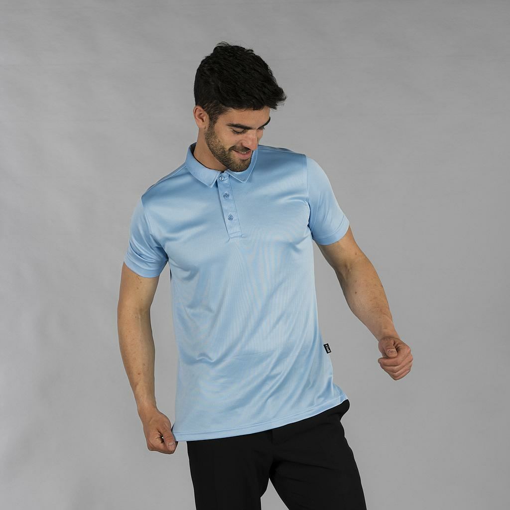 Polo Interlock Gary's Para Hombre 850001 celeste