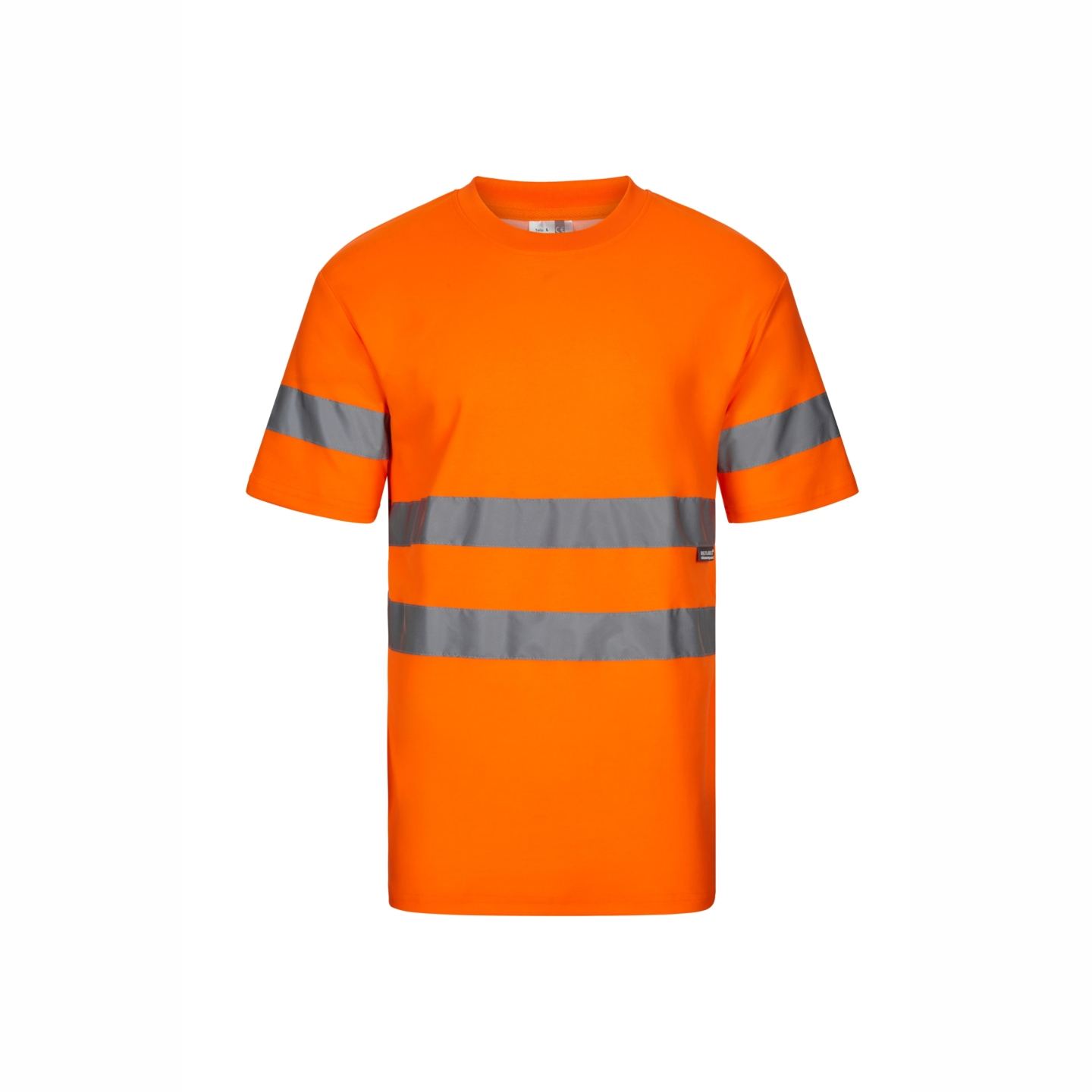 Camiseta Velilla de Algodón Alta Visibilidad 305612 Naranja Flúor Distinción