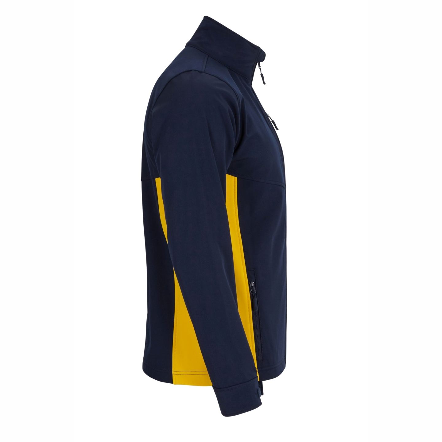 Cazadora Velilla Soft Shell Bicolor 106004 Marino-Amarillo Perfil Distinción