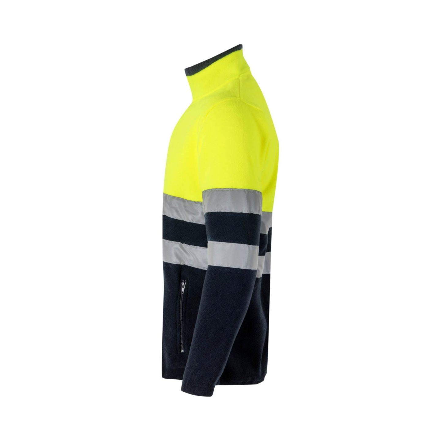 Chaqueta Polar Alta Visibilidad Velilla 301503 Marino - Amarillo Flúor Perfil Distinción