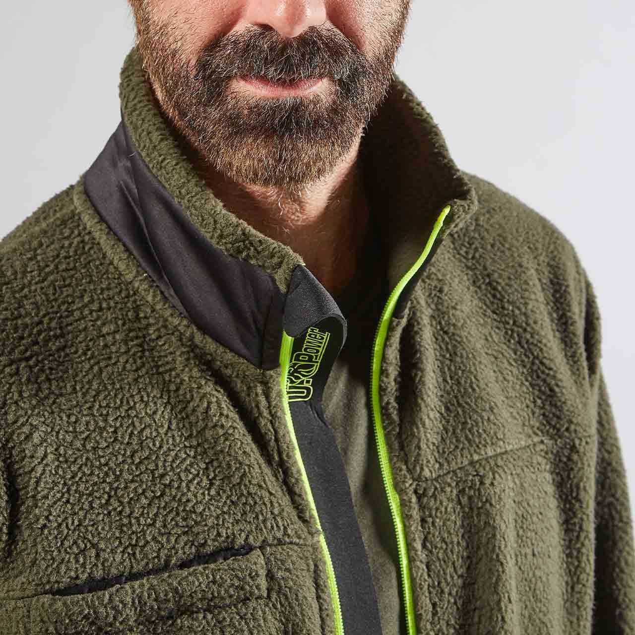 Chaqueta de Felpa U'power Bark cuello