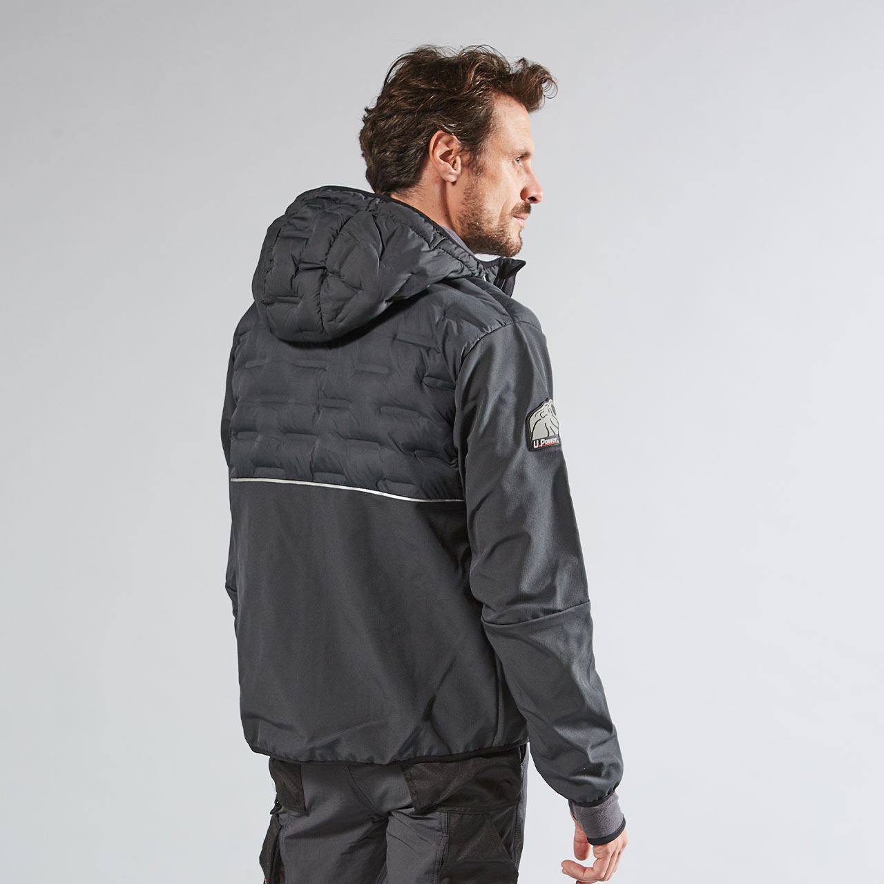 Chaqueta de Plumón Acolchado U'power Spock espalda