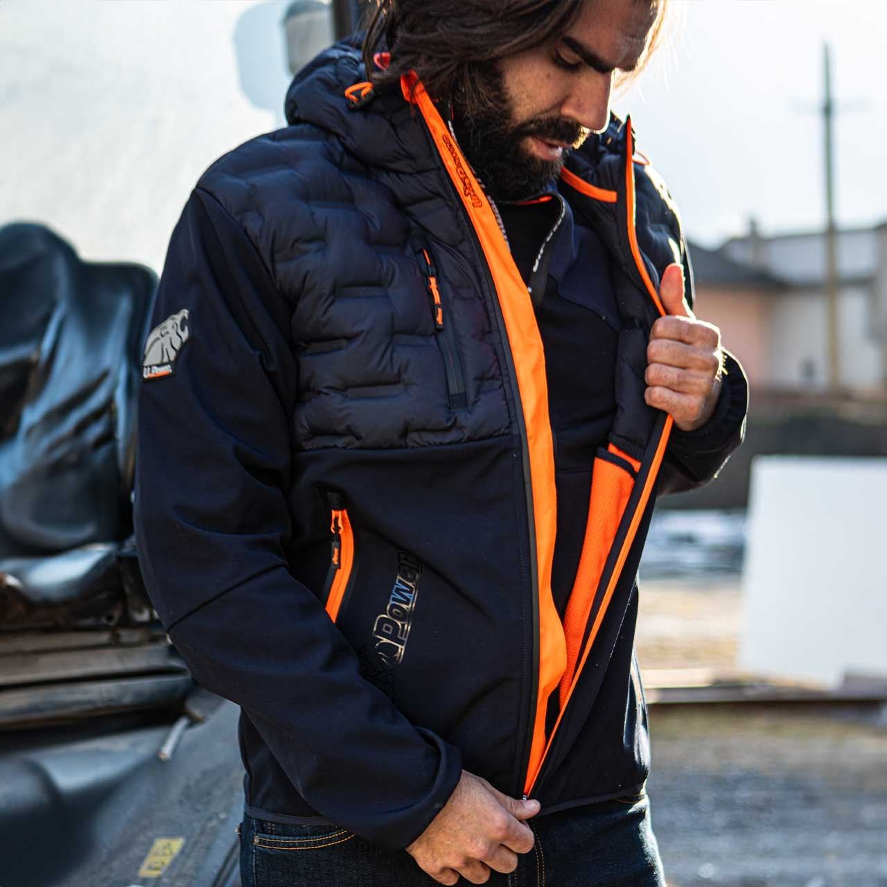 Chaqueta de Plumón Acolchado U'power Spock hombre