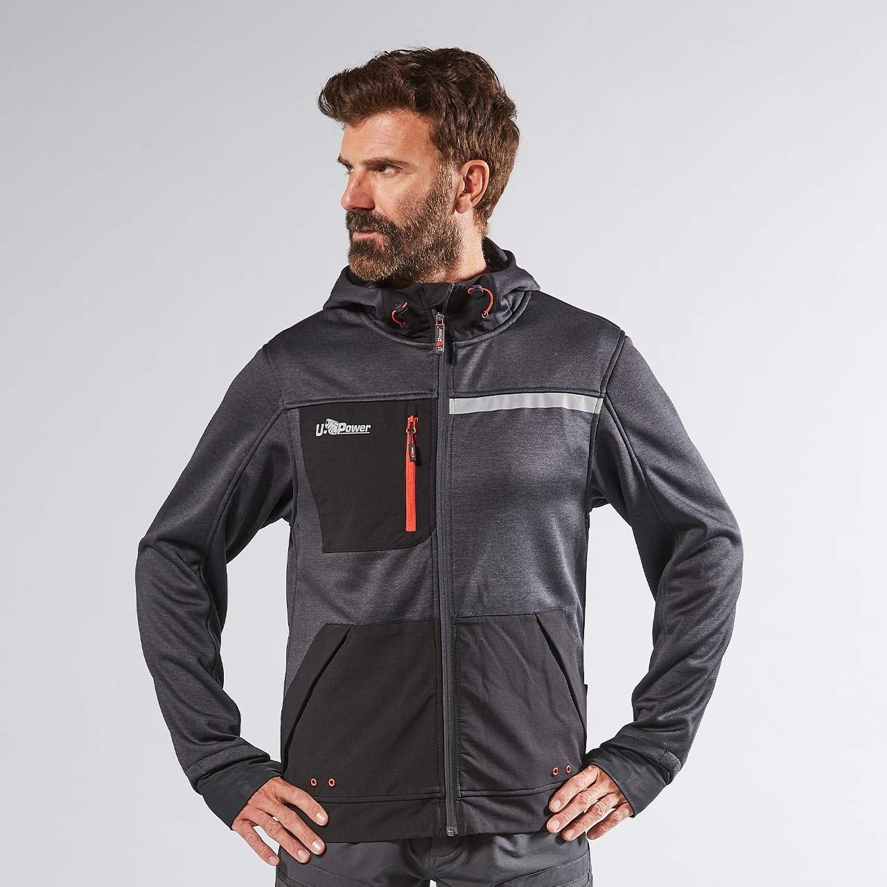 Sudadera Con Cremallera Y Capucha U-Power Galaxy