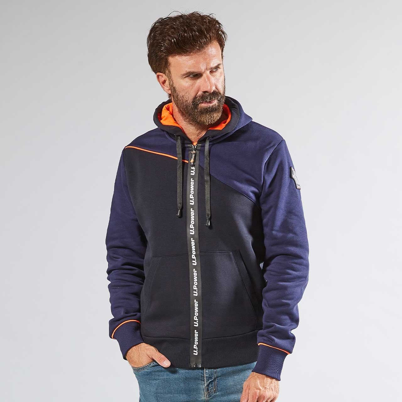Sudadera De Trabajo Con Cremallera U'power Jupiter modelo