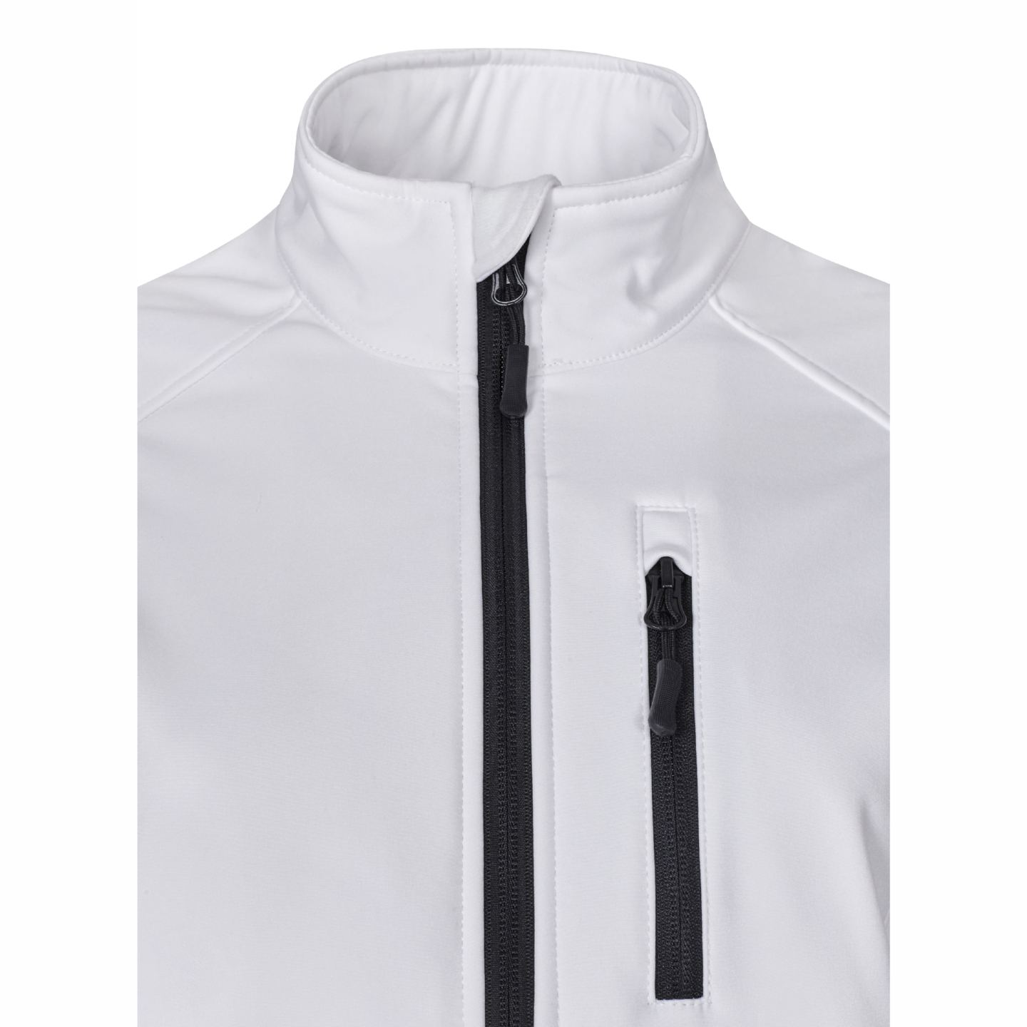 Cazadora Soft Shell Velilla de Mujer 206005W Blanco Detalle 2 Distinción