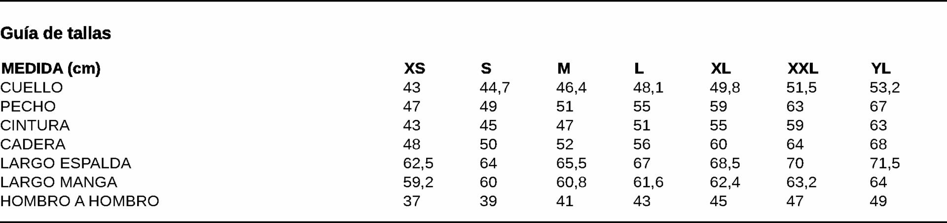 TALLA CERDEÑA GARYS 210012