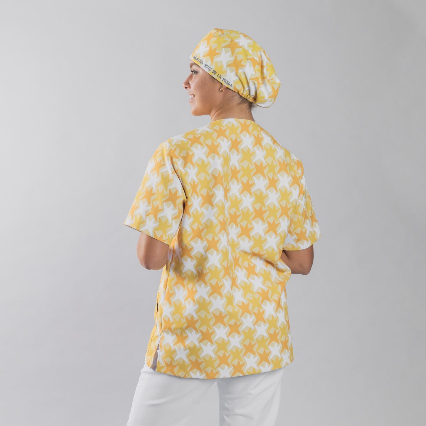 Blusa Unisex Cometa Agatha Gary's 600052 AMARILLO espalda (1)