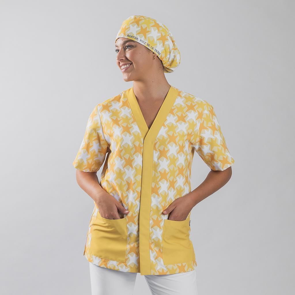 Blusa Unisex Cometa Agatha Gary's 600052 AMARILLO espalda (2)