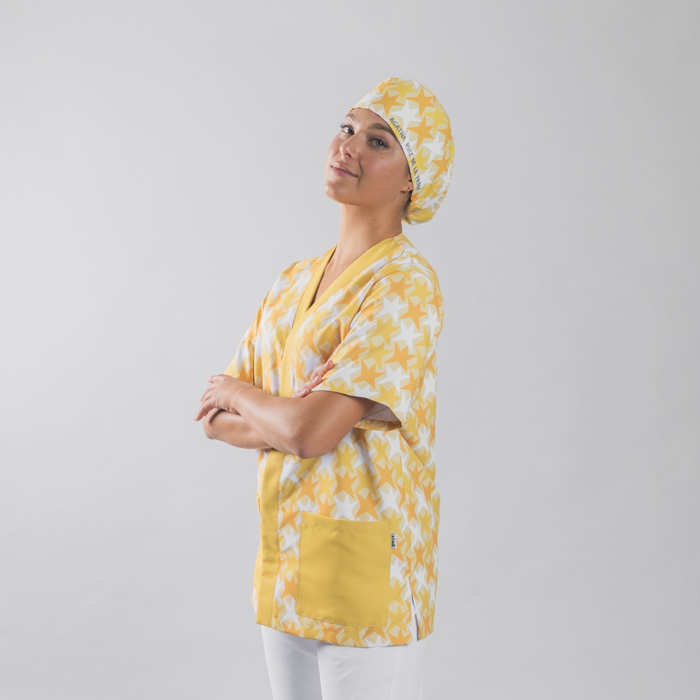 Blusa Unisex Cometa Agatha Gary's 600052 amarillo lateral