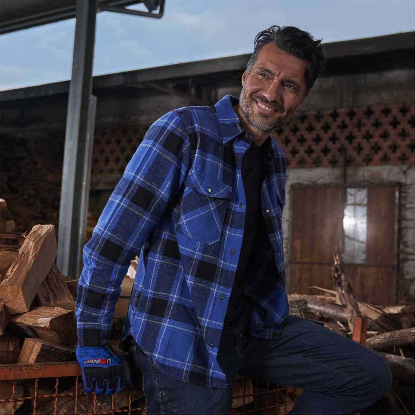 Camisa U-Power de Franela Cedar Distinción