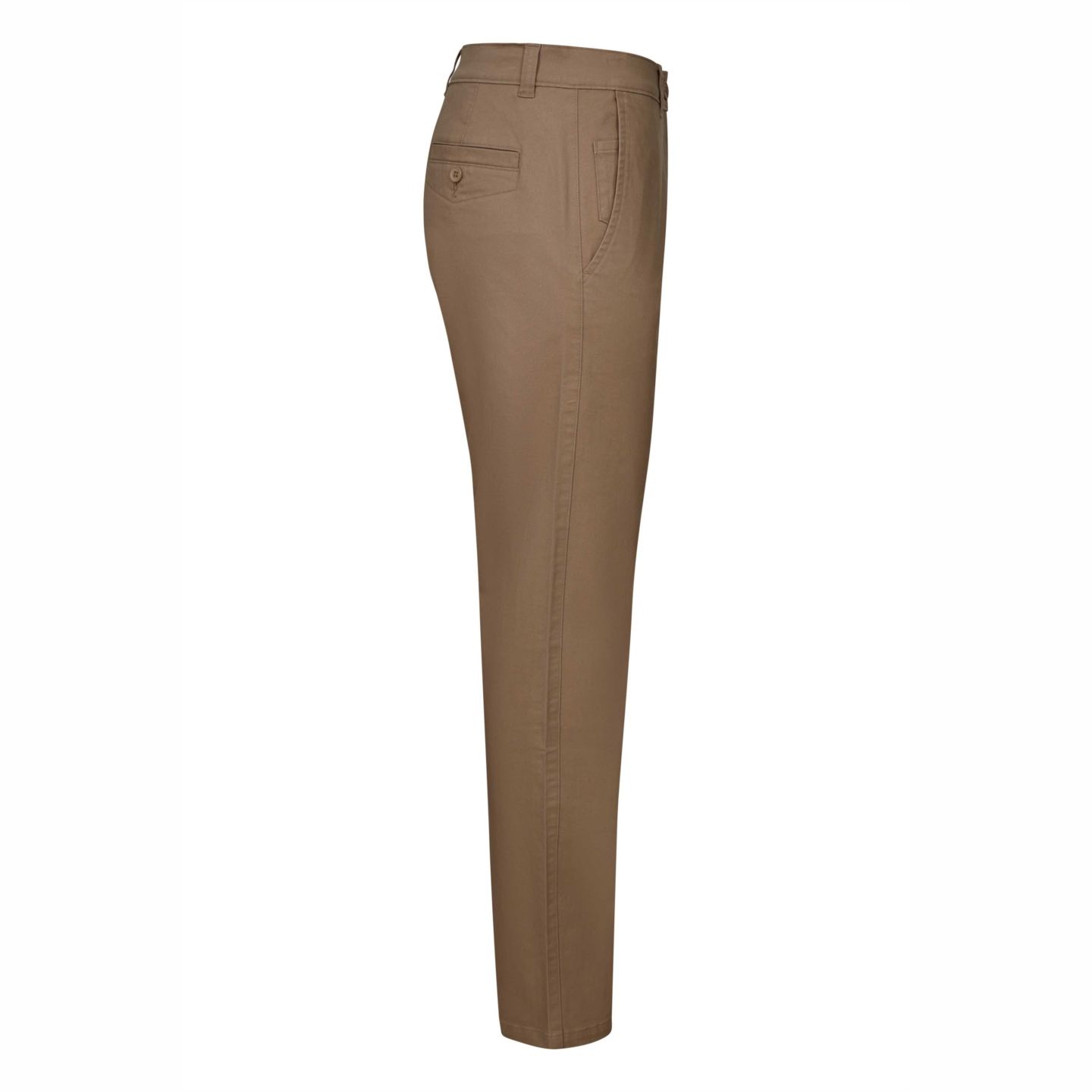 Pantalón Chino Stretch Velilla de Mujer 403012S Beige Perfil Distinción