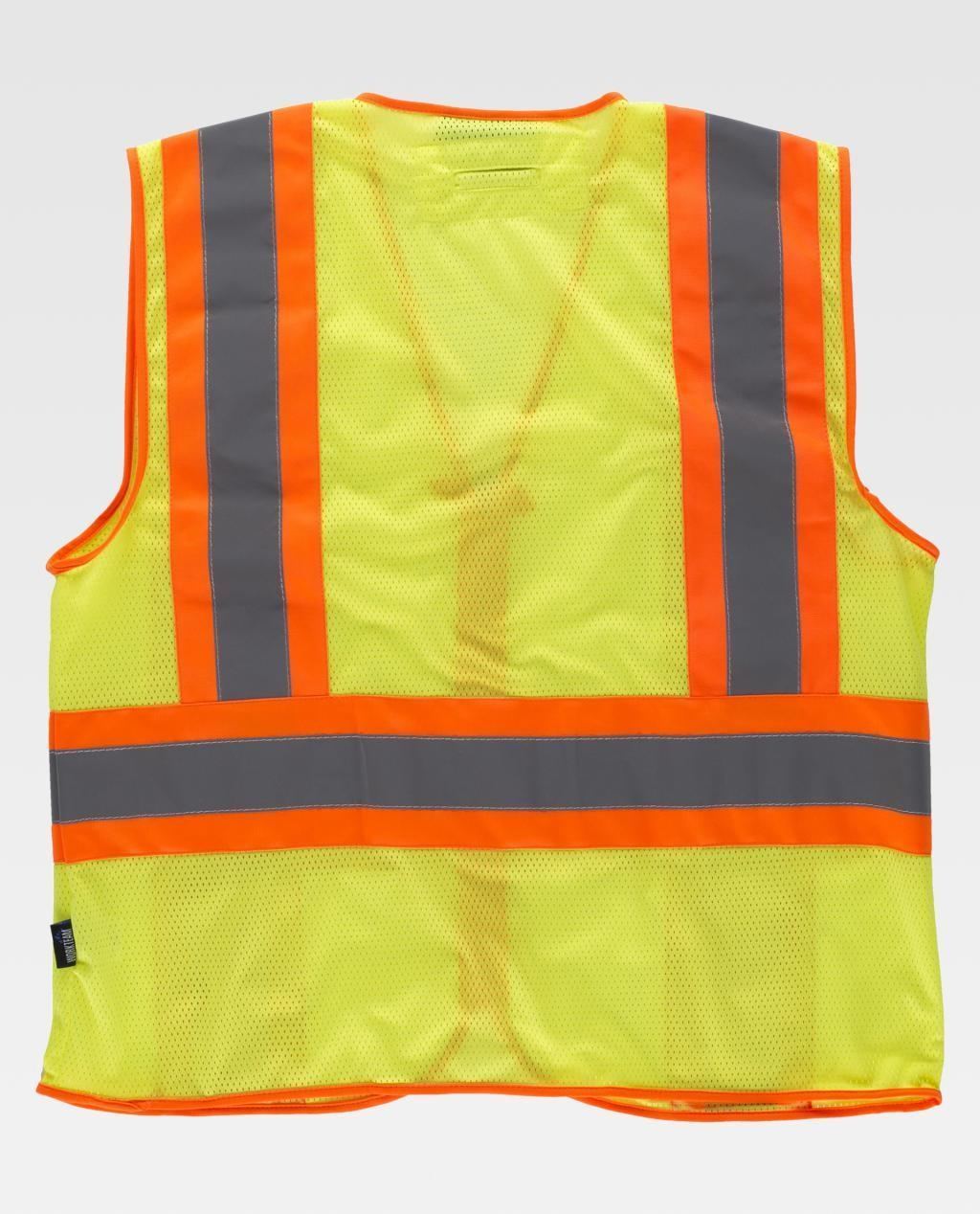 Chaleco de Rejilla Reflectante Workteam C3623 espalda