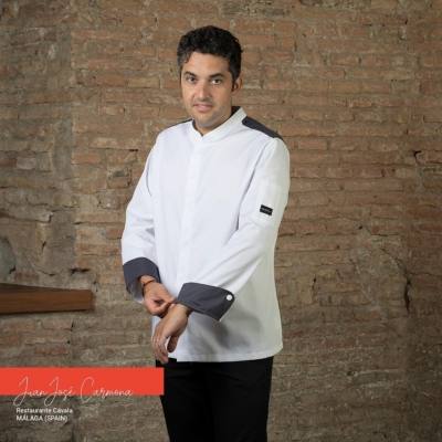 Chaqueta Cocina Para Cocineros Gary's Helios 9336 blanco