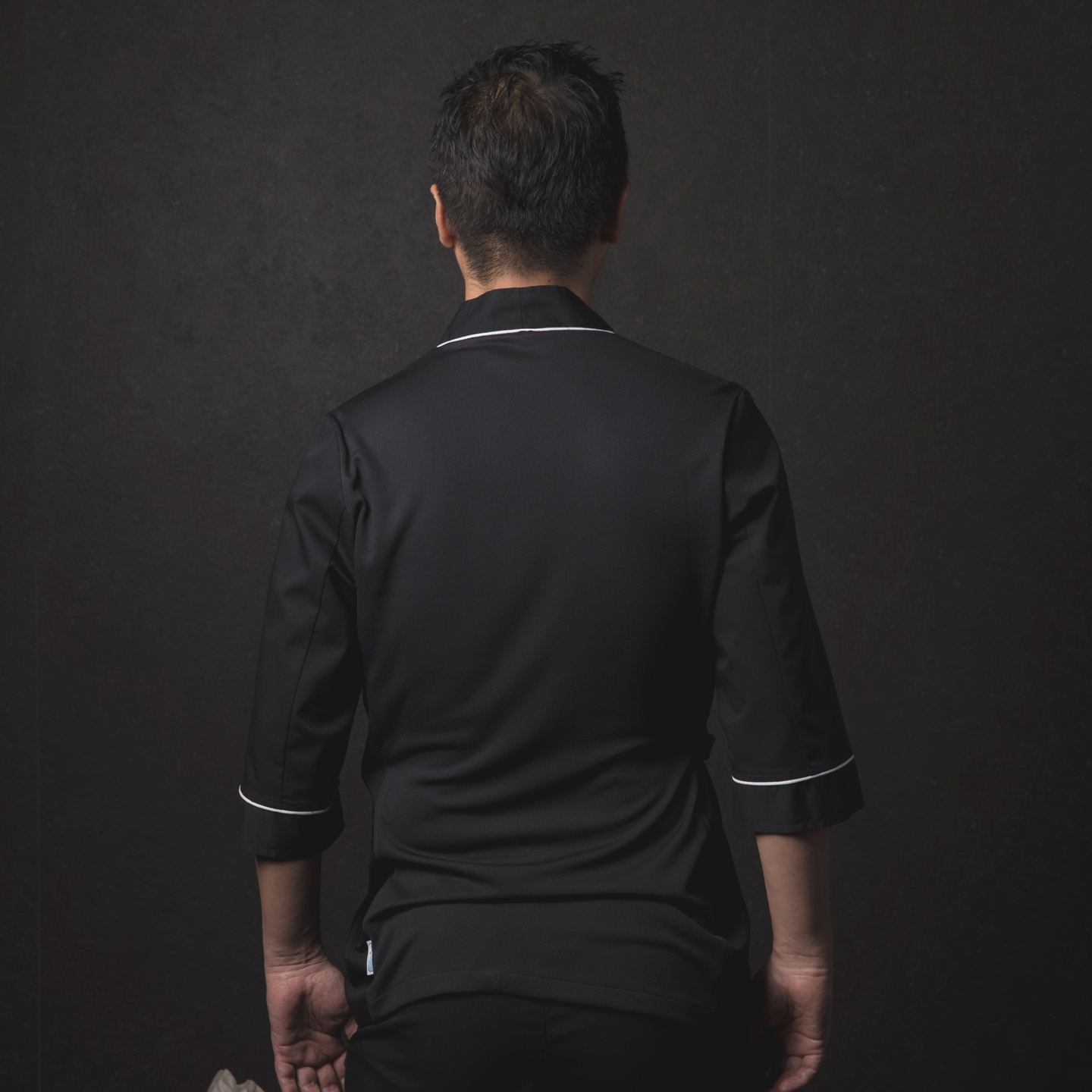 Chaqueta Unisex para Restauración Gary's Poseidon 9338 espalda negro