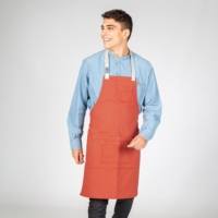 Delantal Con Peto y Hebilla Gary's 100014 rojo