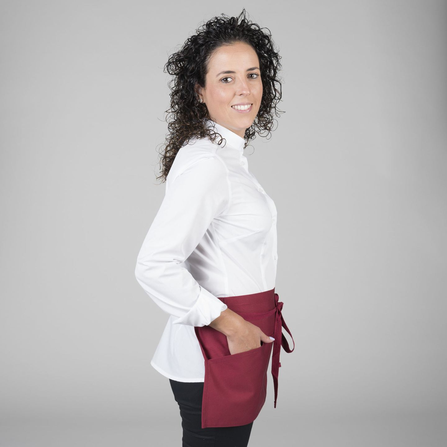 Delantal Corto Con Bolsillos Gary's 1203