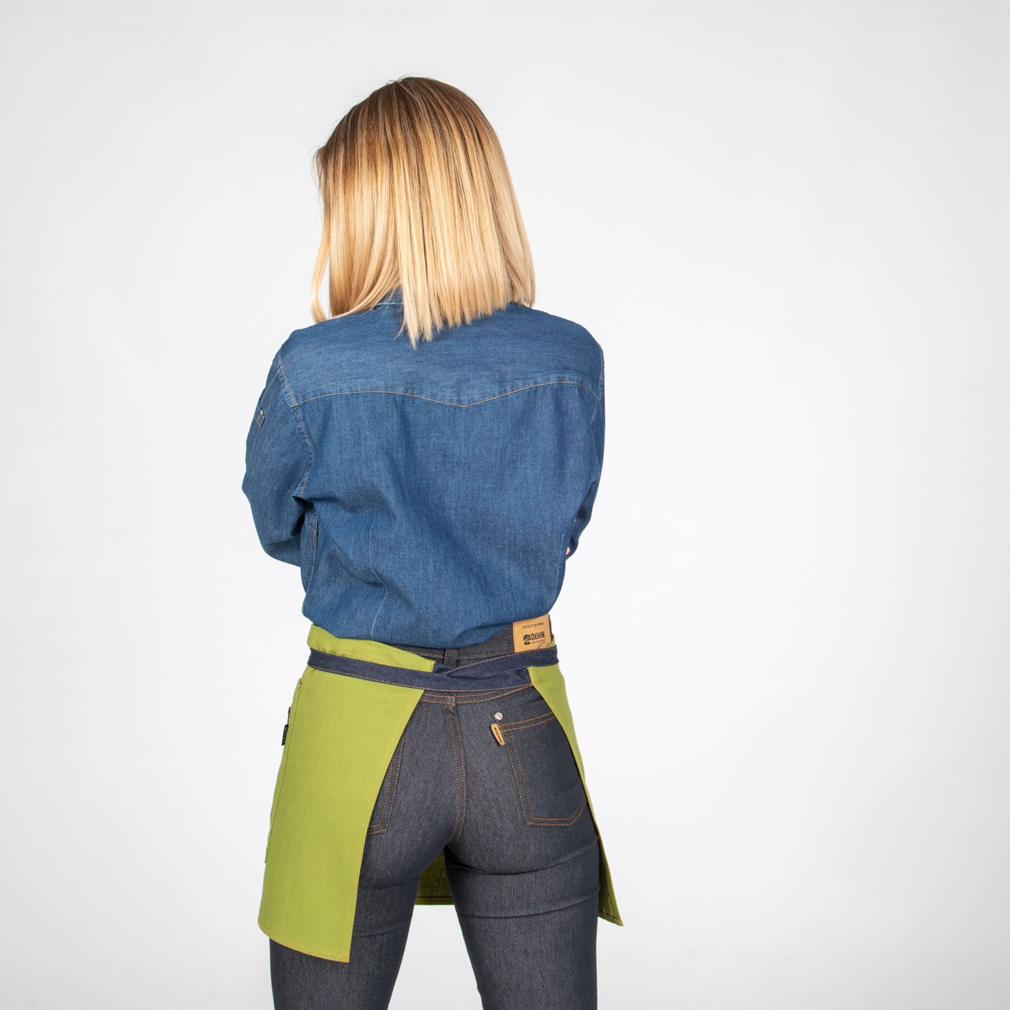 Delantal Corto De Tejido Canvas Garys's 1492 espalda